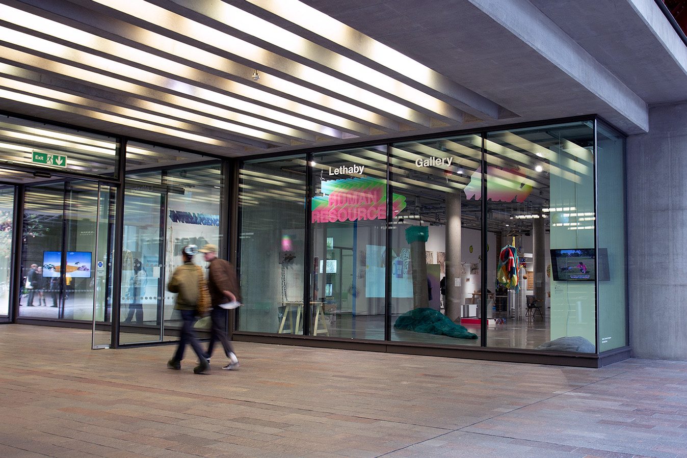 Human Resources in window display at Lethaby Gallery