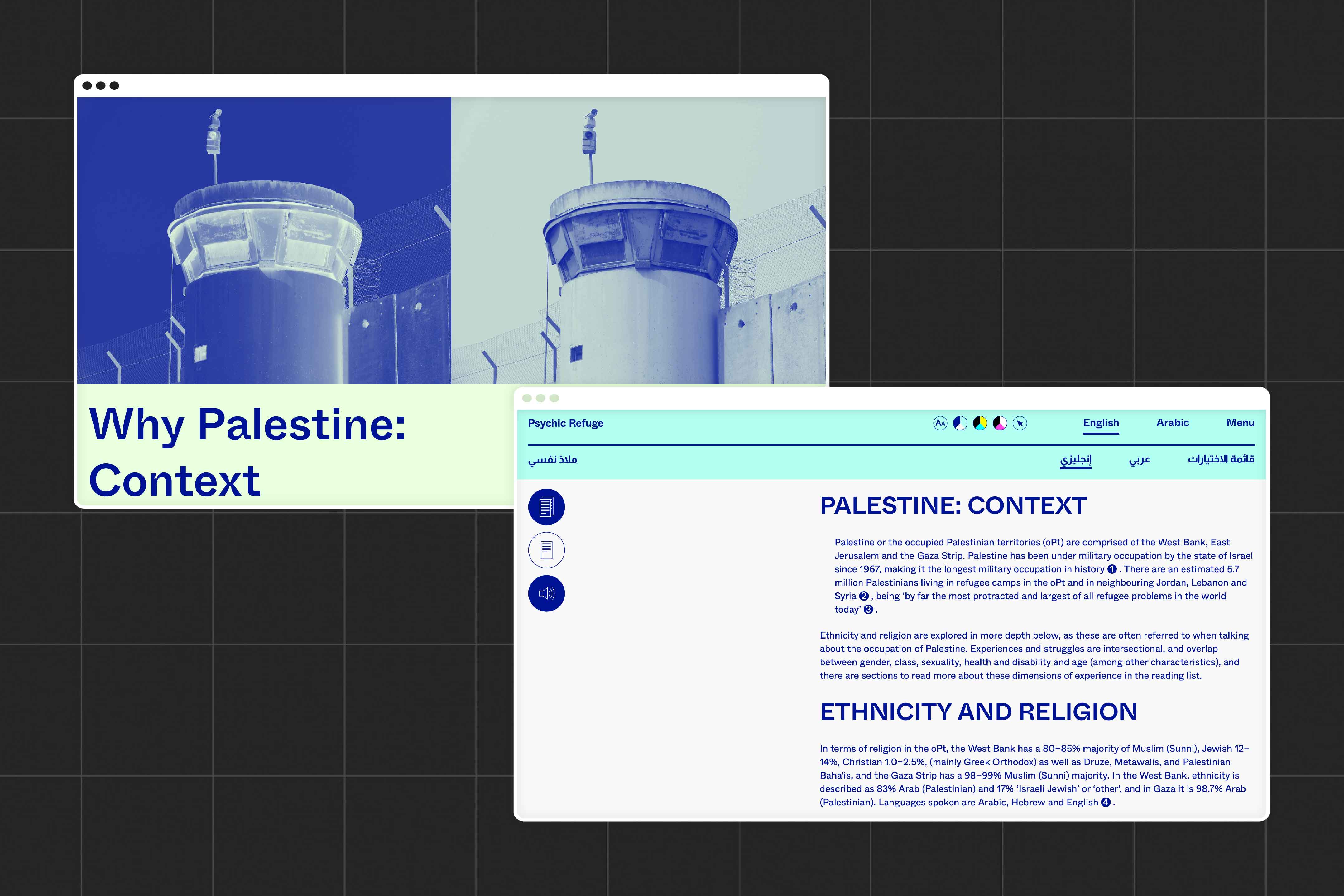 One of the research contributions that is written on the website. The image also shows that the website has a long and short form of article size, and an option to listen to the research for those who need further support.