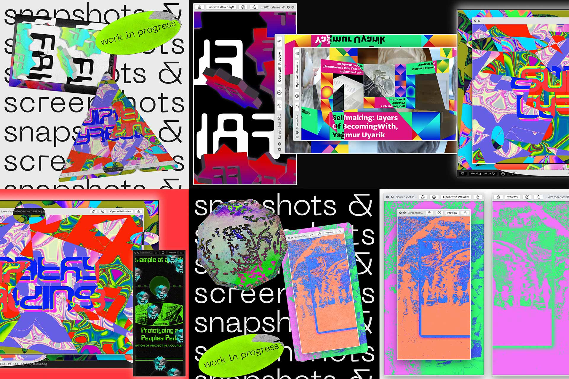 A collection of images collected over 6 months and put into a social media campaign, these images would later become the visuals produced on the scarves